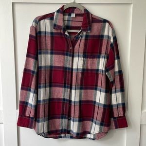 Flannel Plaid Top